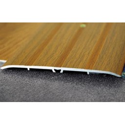 Порог-стык широкий Лука ПС 05, 1800х100х5 мм, серебро люкс