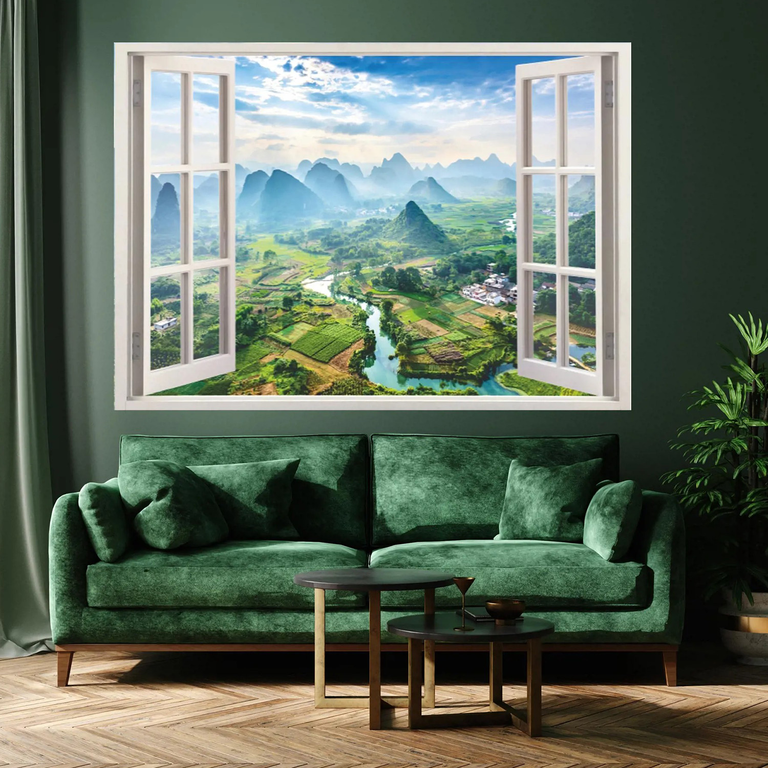 Фотообои Bellissimo В-011 "Великолепное утро" 1400*1000м (2 листа) *1