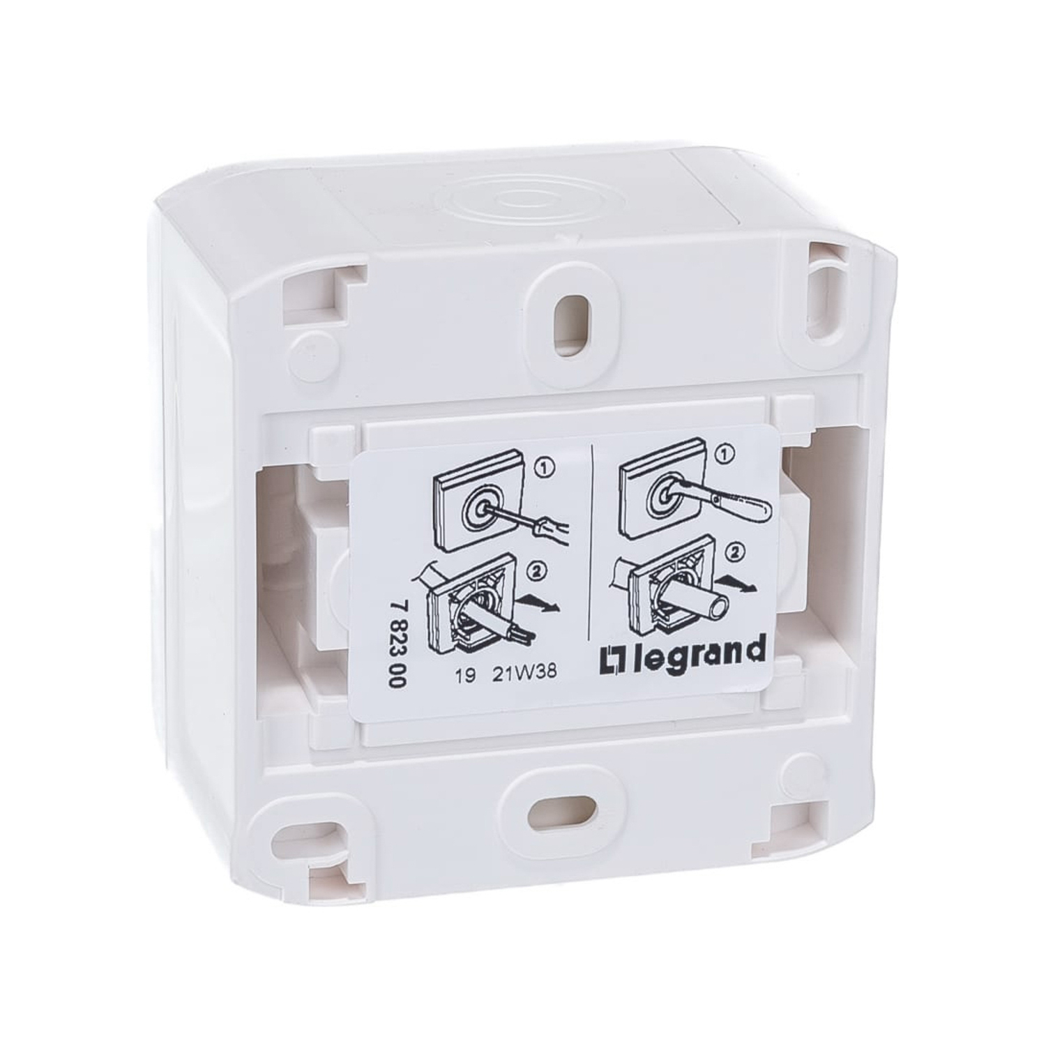 Выключатель "Quteo" ОП 1кл. белый 10А IP44 10АХ Leg 782300 *