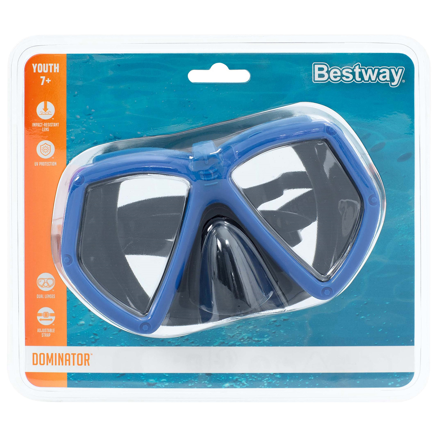 Маска для плавания Ever Sea, от 7 лет, цвета МИКС, 22040 Bestway 2809178