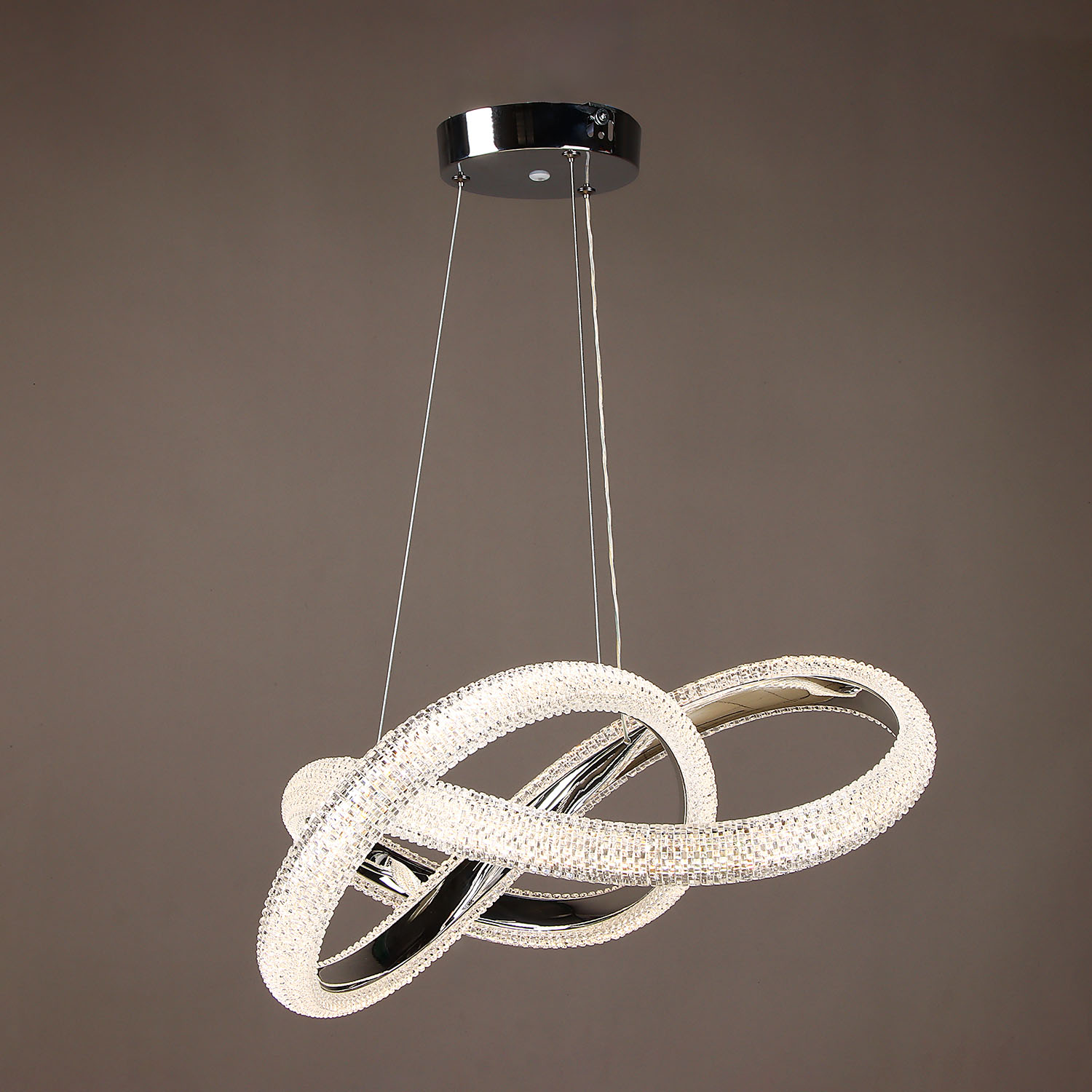 Люстра 9233/96W Chrome  450 мм 3 реж., пульт S=16м2  VERNER LIGHTING *1