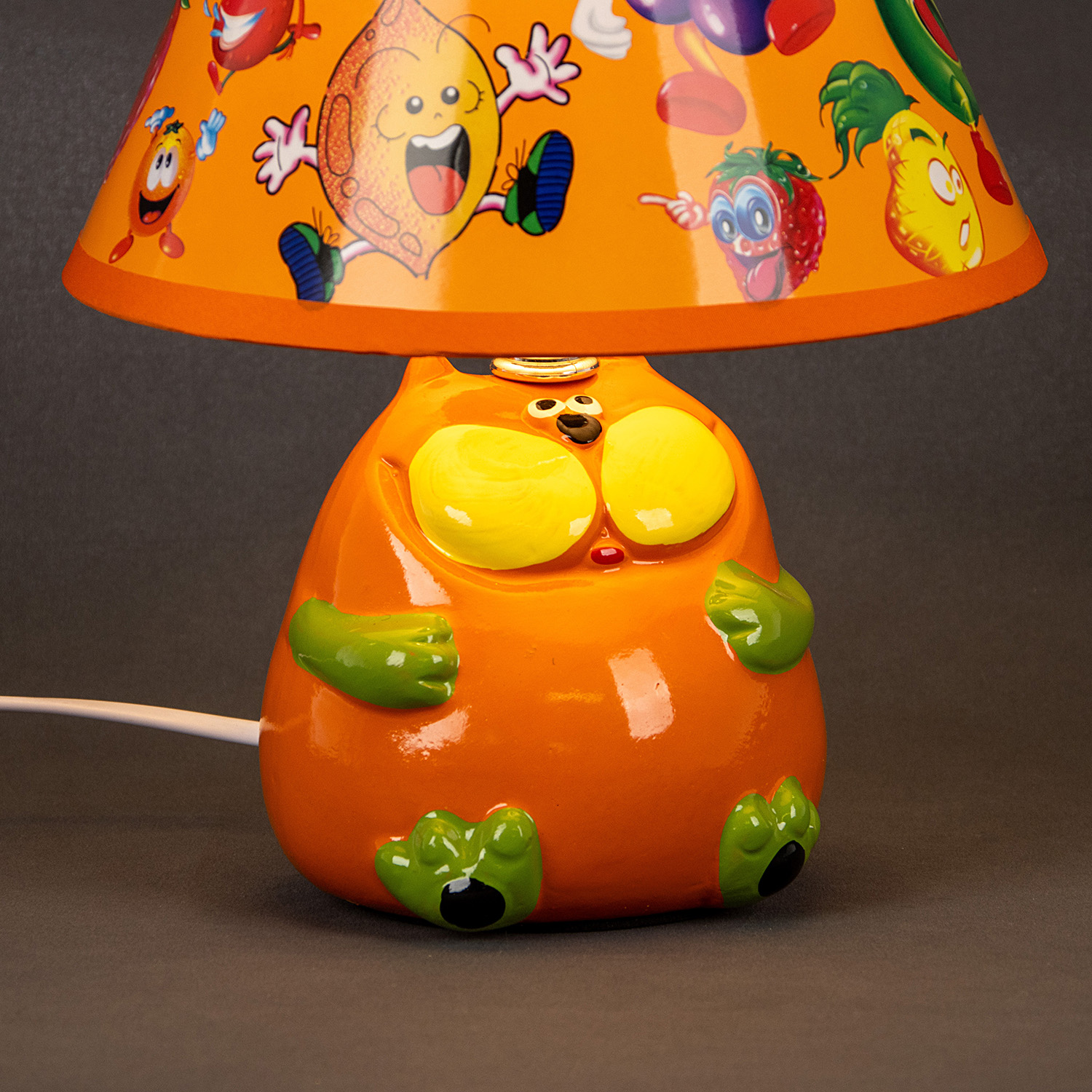 Лампа настольная D1-58 Orange детская Е14 40Вт S=2м2 *1/12