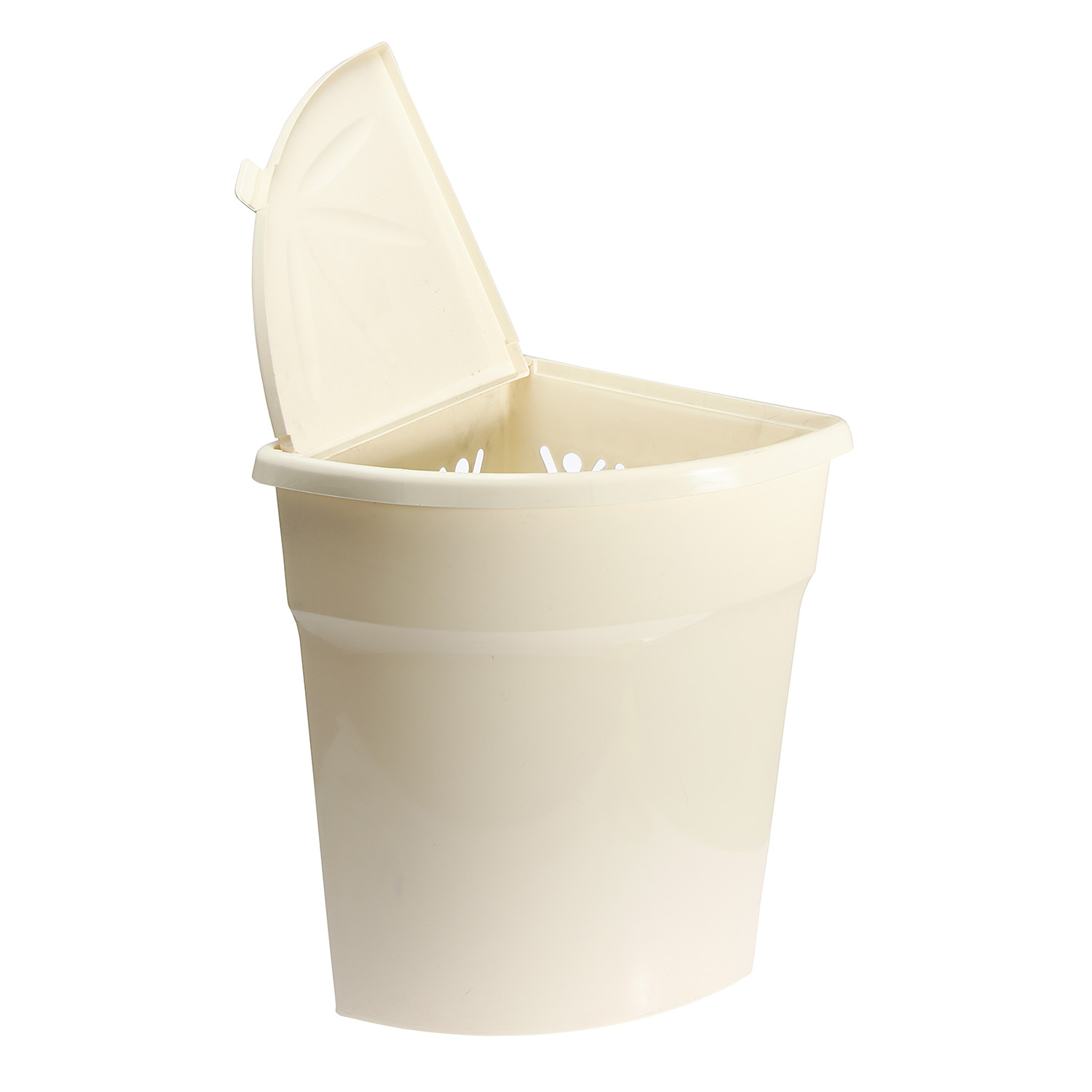 КОРЗИНА для белья 45л углов. с крышкой 38х38х55см арт.299