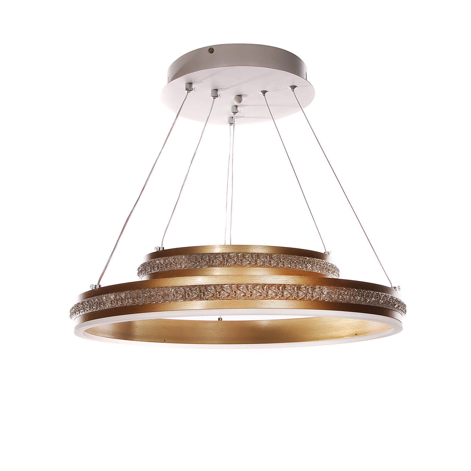 Люстра YH556/2 WT+ GD LED 3000К-6500К (h=700, d=500) пульт  VERNER LIGHTING *1 Люстра YH556/2 WT+ GD LED 3000К-6500К (h=700, d=500) пульт  VERNER LIGHTING *1