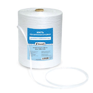 Шпагат полипропиленовый 2400м Белый лин.плотн.2200Текс,  д/сеновязания HRР220T"Komf" *1