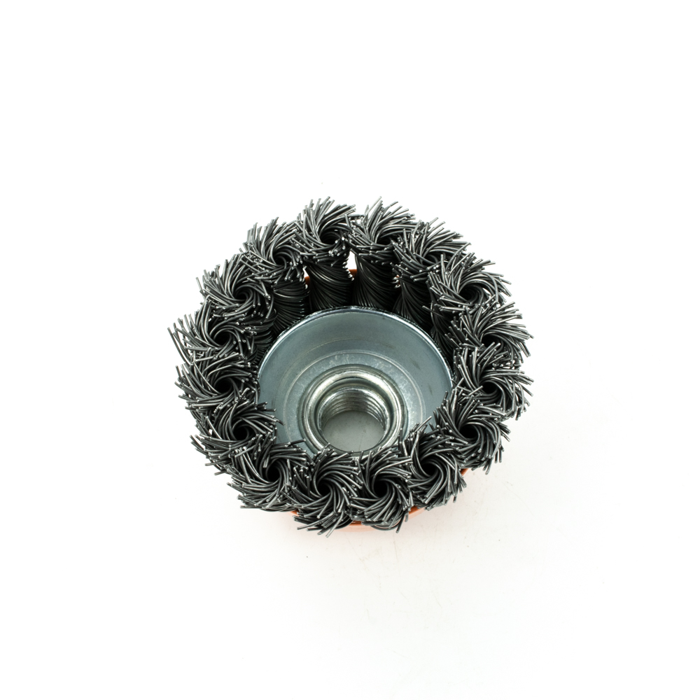 Щетка-крацовка "чаша" витая,жесткая проволока  65мм 0,5мм М14мм для УШМ арт.36200065 Bohrer *1/100 Щетка-крацовка "чаша" витая,жесткая проволока  65мм 0,5мм М14мм для УШМ арт.36200065 Bohrer *1/100