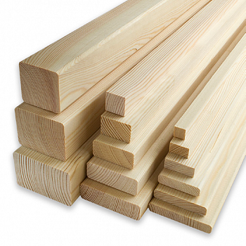 Брусок 19х19х2200 мм, Арелан, сращенный, сорт экстра