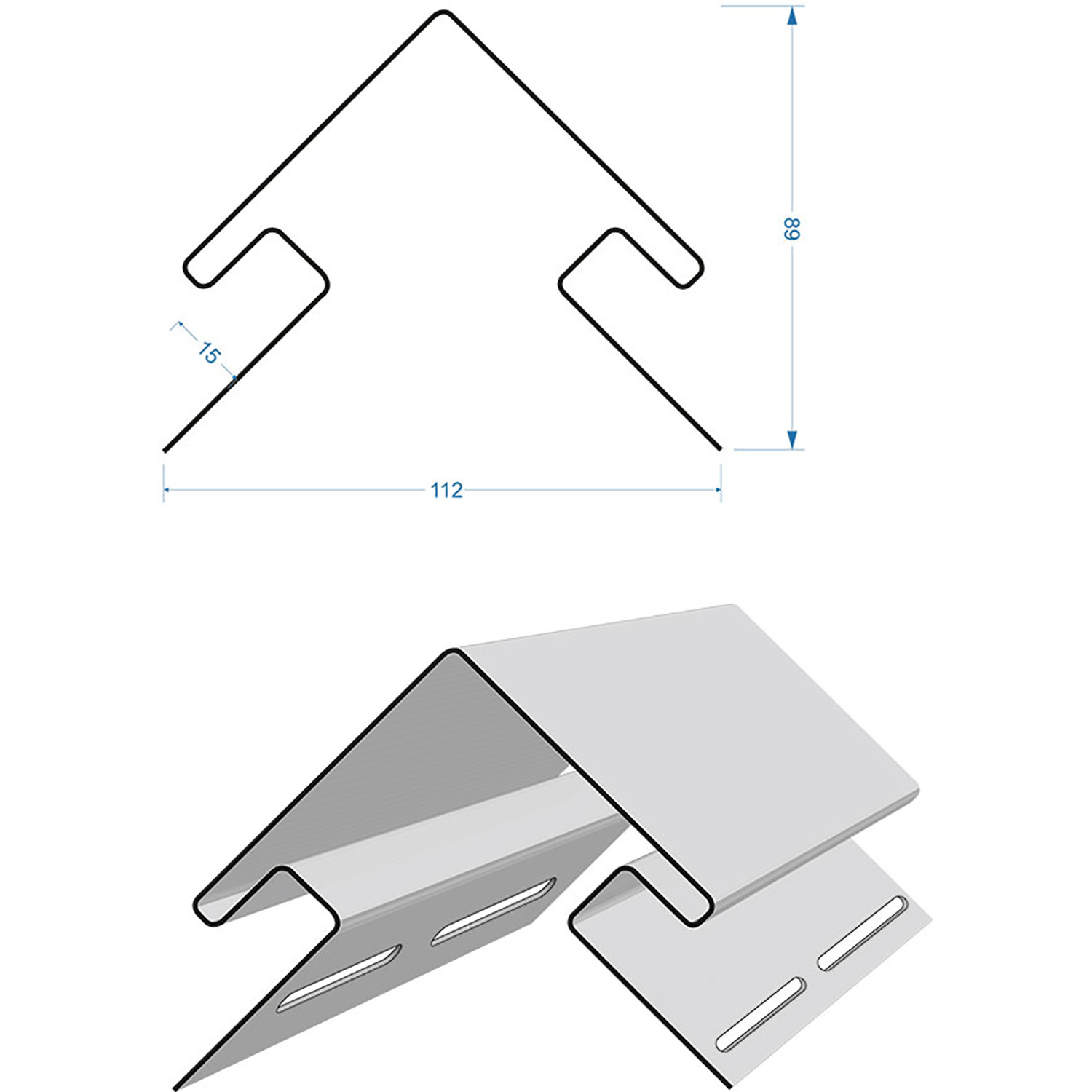 Внешний угол PREMIUM Сливки (3м) Дёке