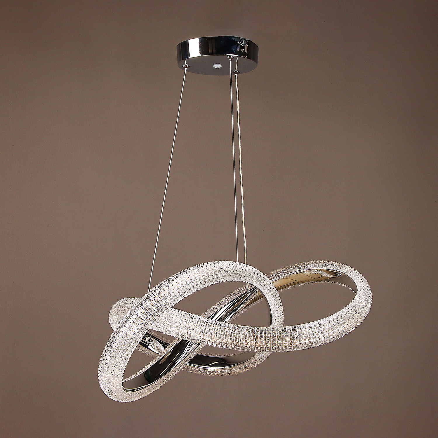 Люстра 9233/96W Chrome  450 мм 3 реж., пульт S=16м2  VERNER LIGHTING *1