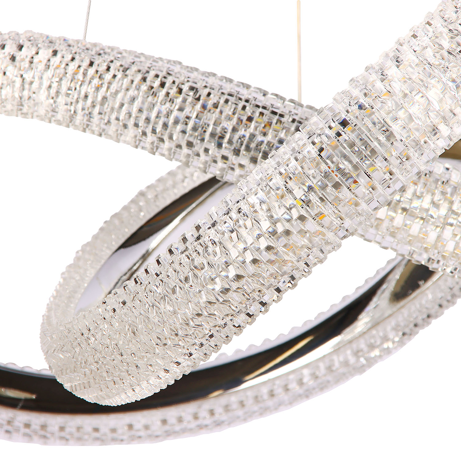 Люстра 9233/96W Chrome  450 мм 3 реж., пульт S=16м2  VERNER LIGHTING *1