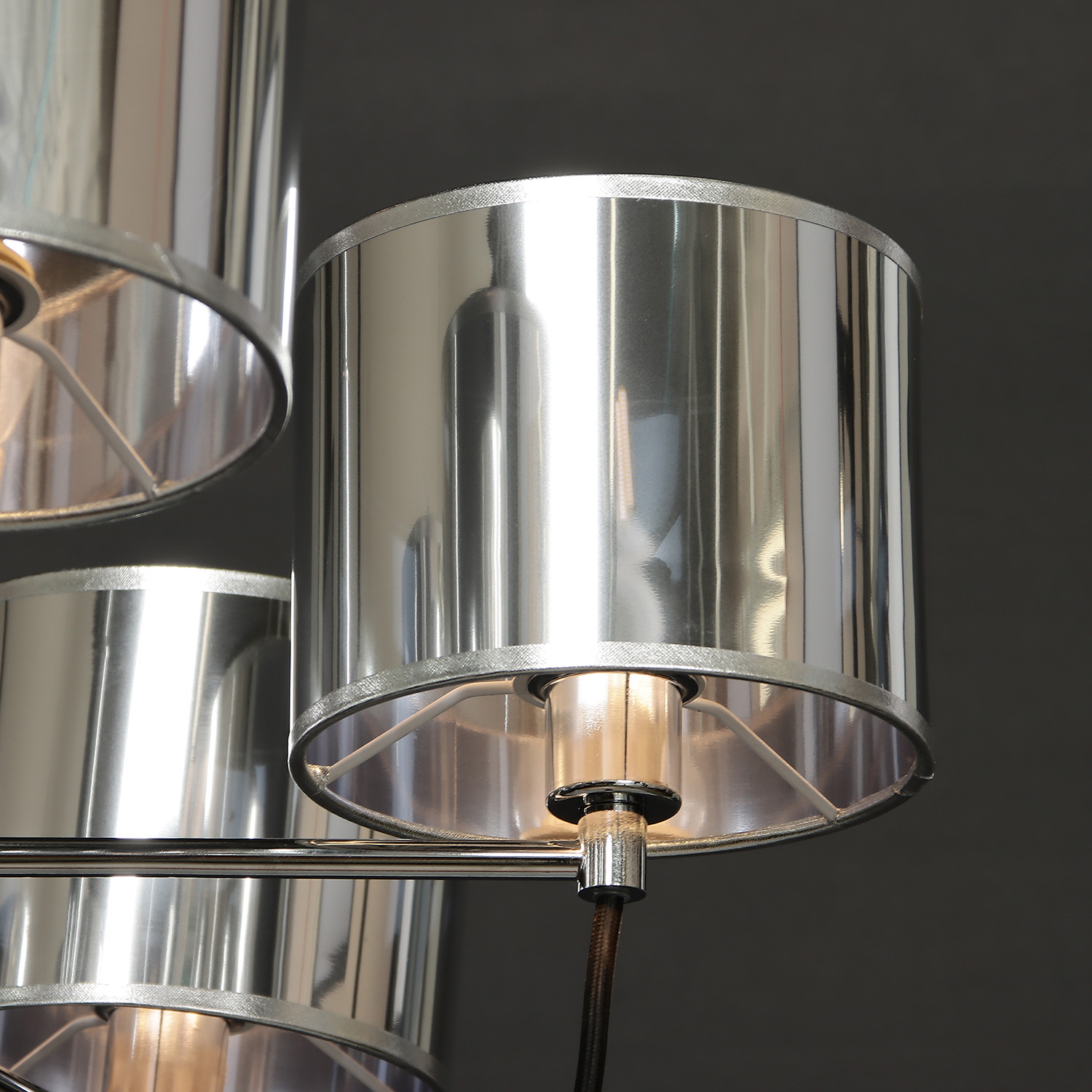 Люстра MW-Light, E14, 6 ламп, 40 Вт, цвет хром