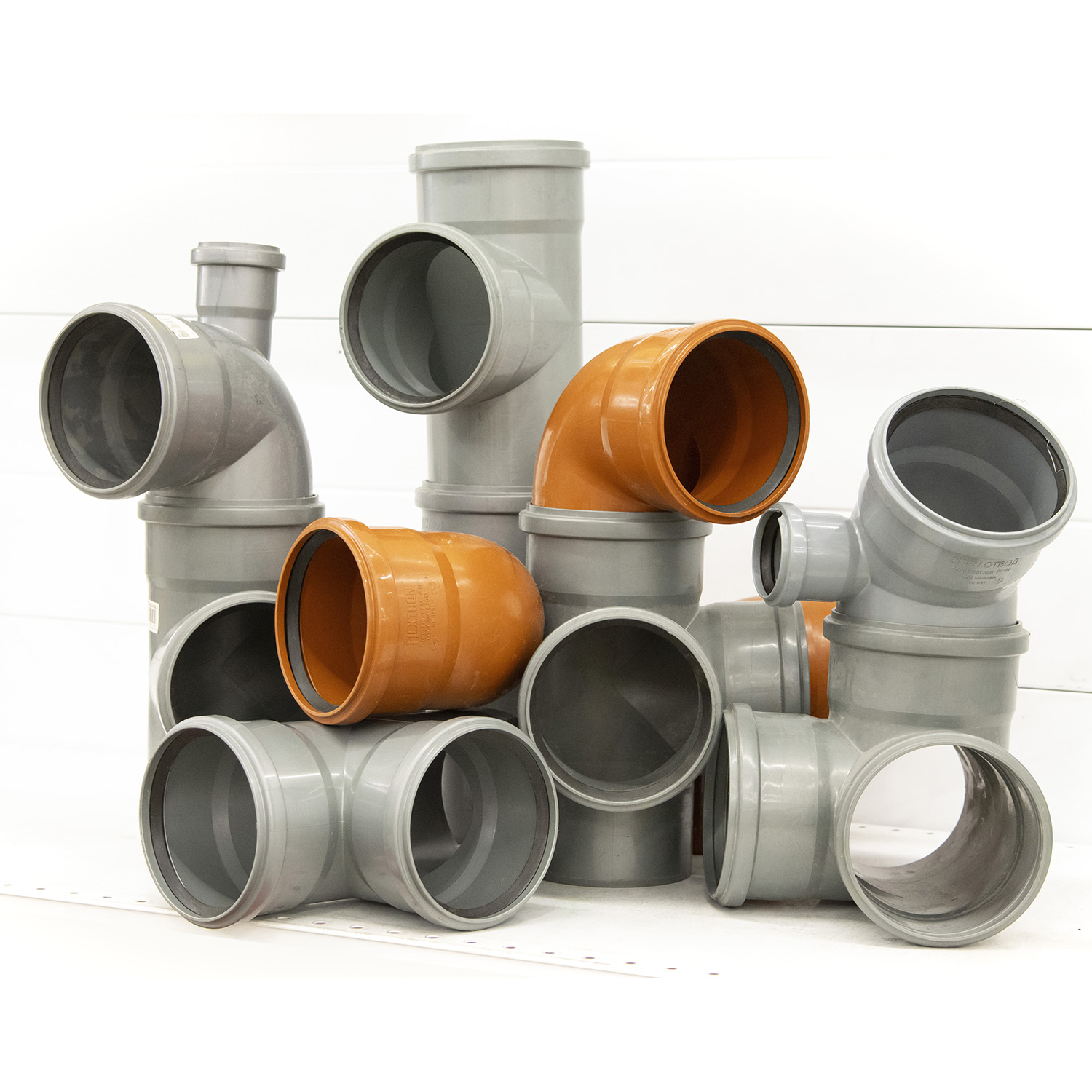 Отвод Ø 110 мм 90° с прямым выходом Ø 50 мм *1/14