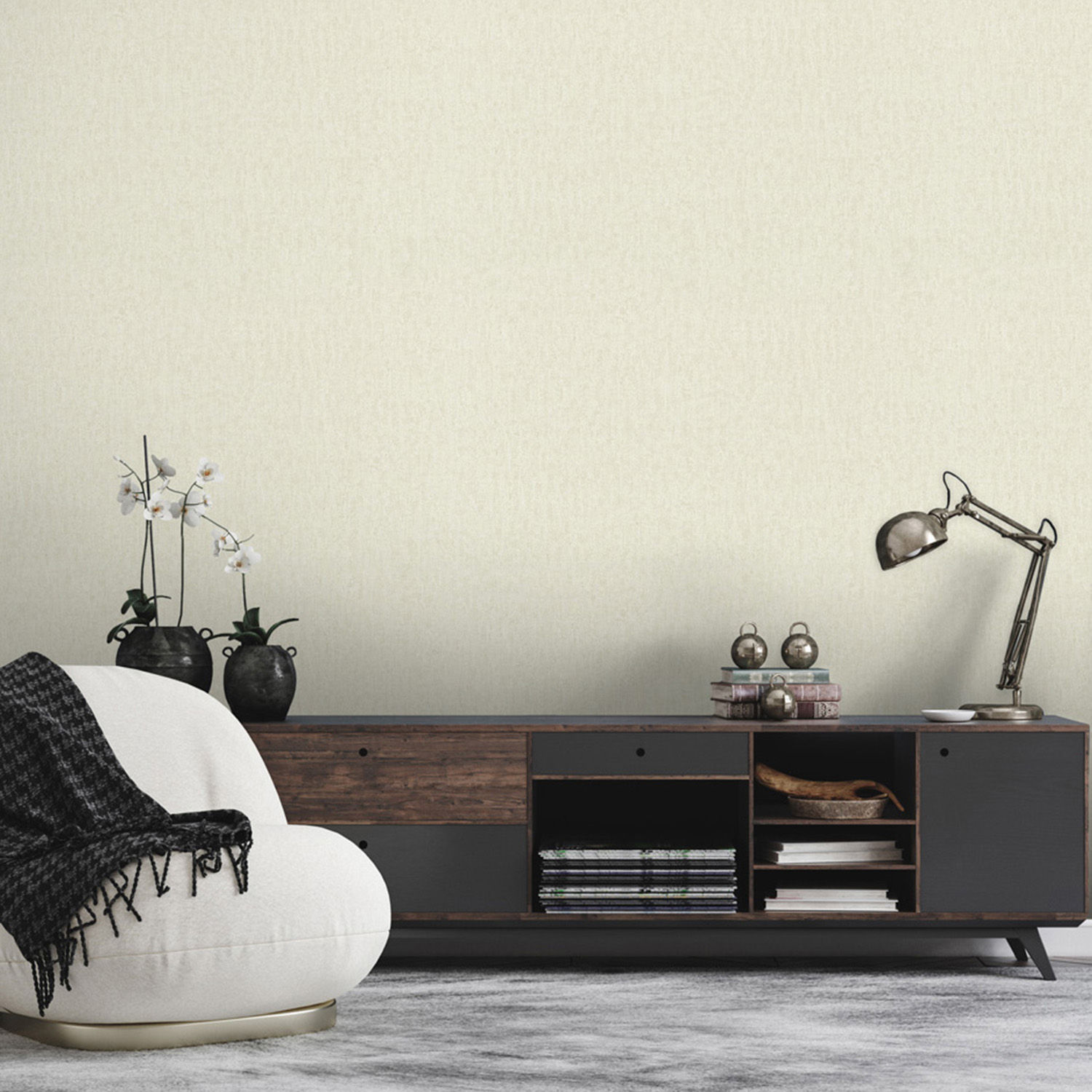 Обои  флиз ED Monte Solaro Samui 2 фон (беж.) 9318-01  10.05х1.06м  *6