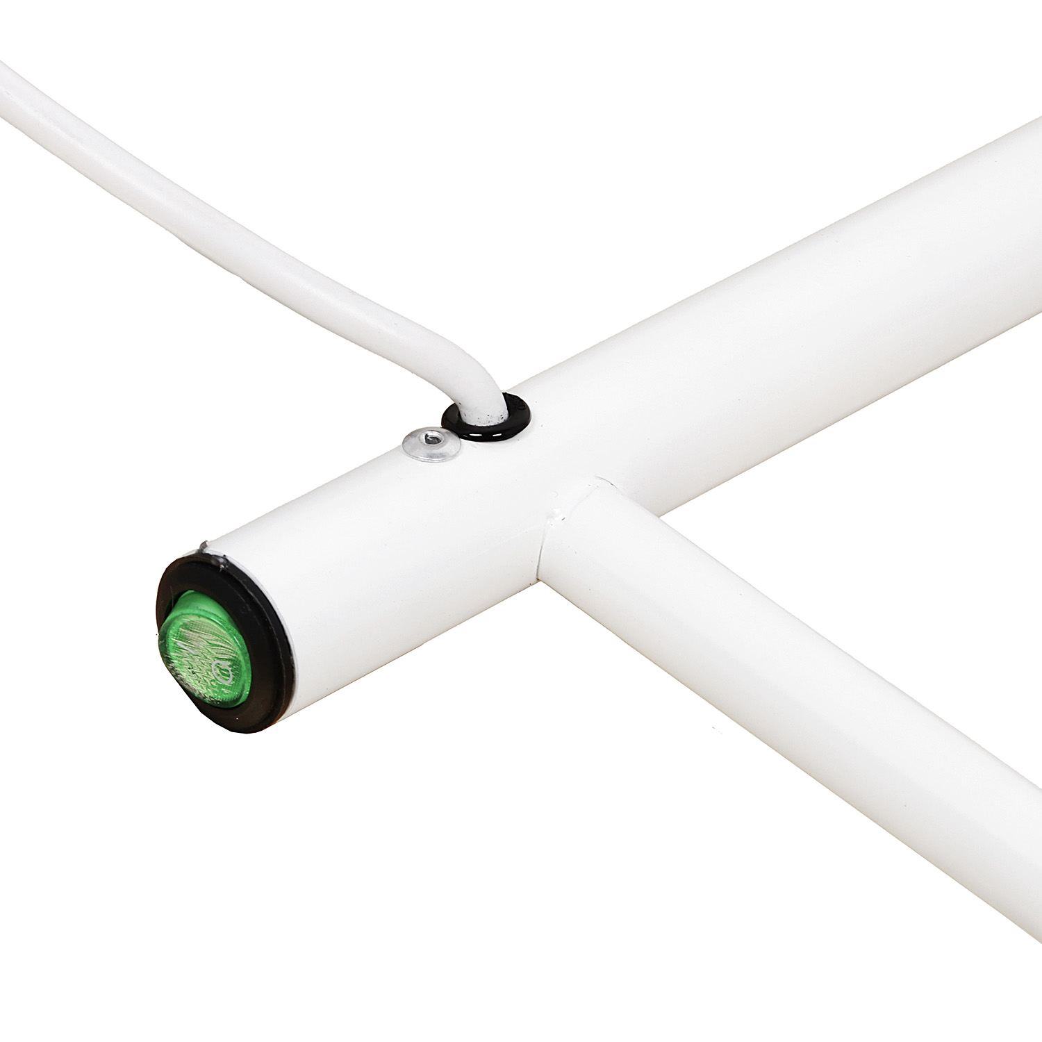 Полотенцесушитель электрический лесенка "Электра" 500х600 сталь 4 полки белый ТЭРА *1