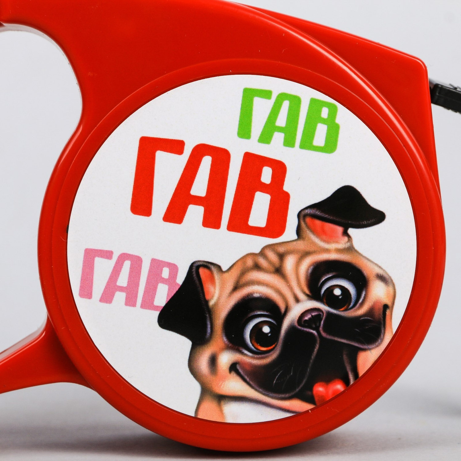 Рулетка "Гав гав", 3 м, вес животного до 12 кг, красная 4077212 Рулетка "Гав гав", 3 м, вес животного до 12 кг, красная 4077212