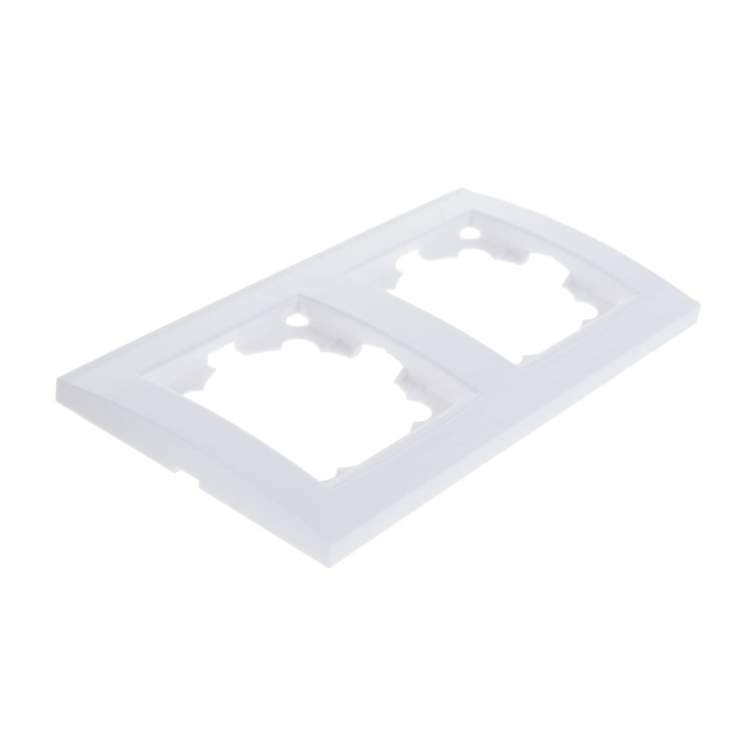 Рамка "Бриллиант" 2-м горизонт. белая UNIVersal 7947465 *10/400