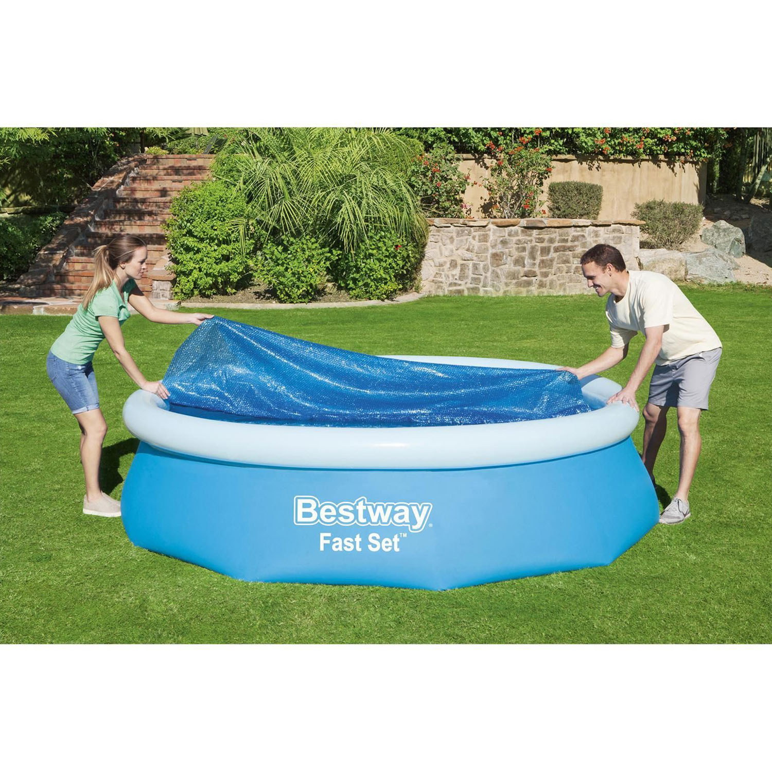 Тент для бассейнов, 305 см, 58241 Bestway 5309800 Тент для бассейнов, 305 см, 58241 Bestway 5309800