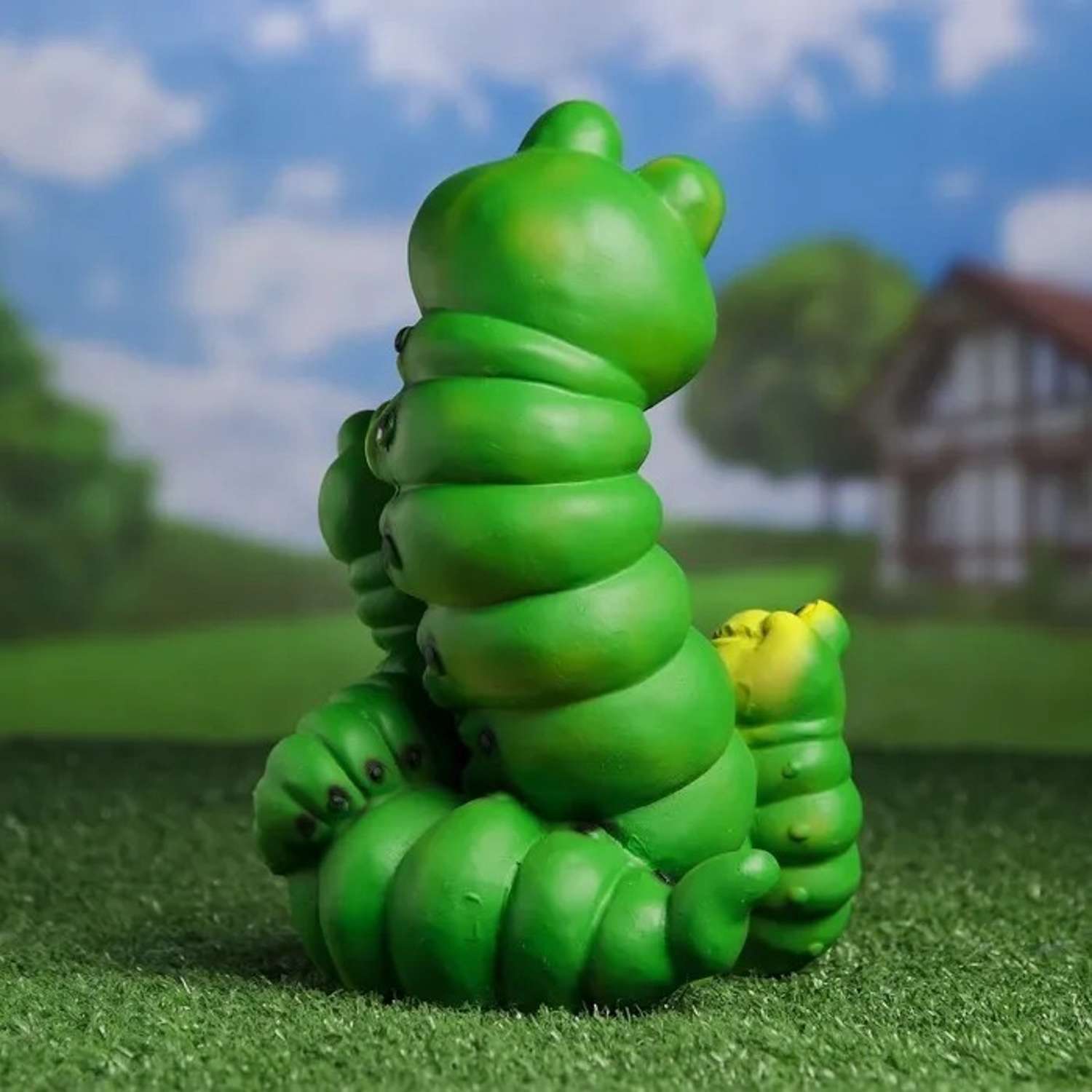 Садовая фигура "Гусеницы семья " 14*15*24см   1259514