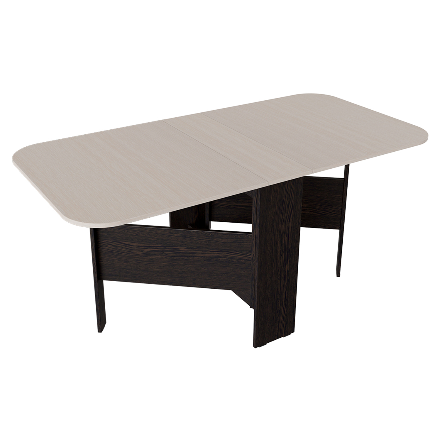 Стол обеденный раскладной 2270мм*800мм Тип 2 Венге Цаво/Дуб Белфорт ТриЯ *1