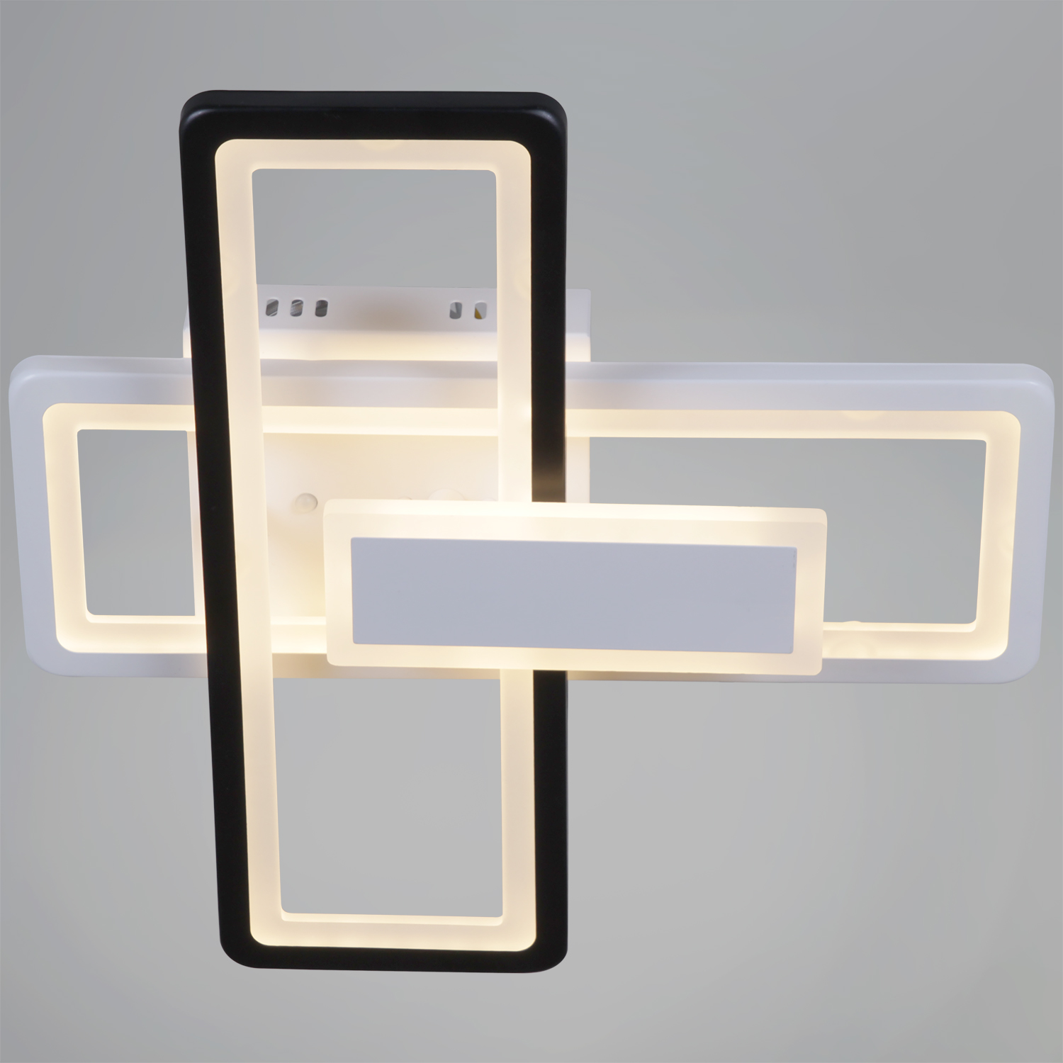 Светильник потолочный светодиодный 03629-0.3-2+1 WH+BK LED 3000-6500К 66W ПДУ+диммер S=12м2 *1