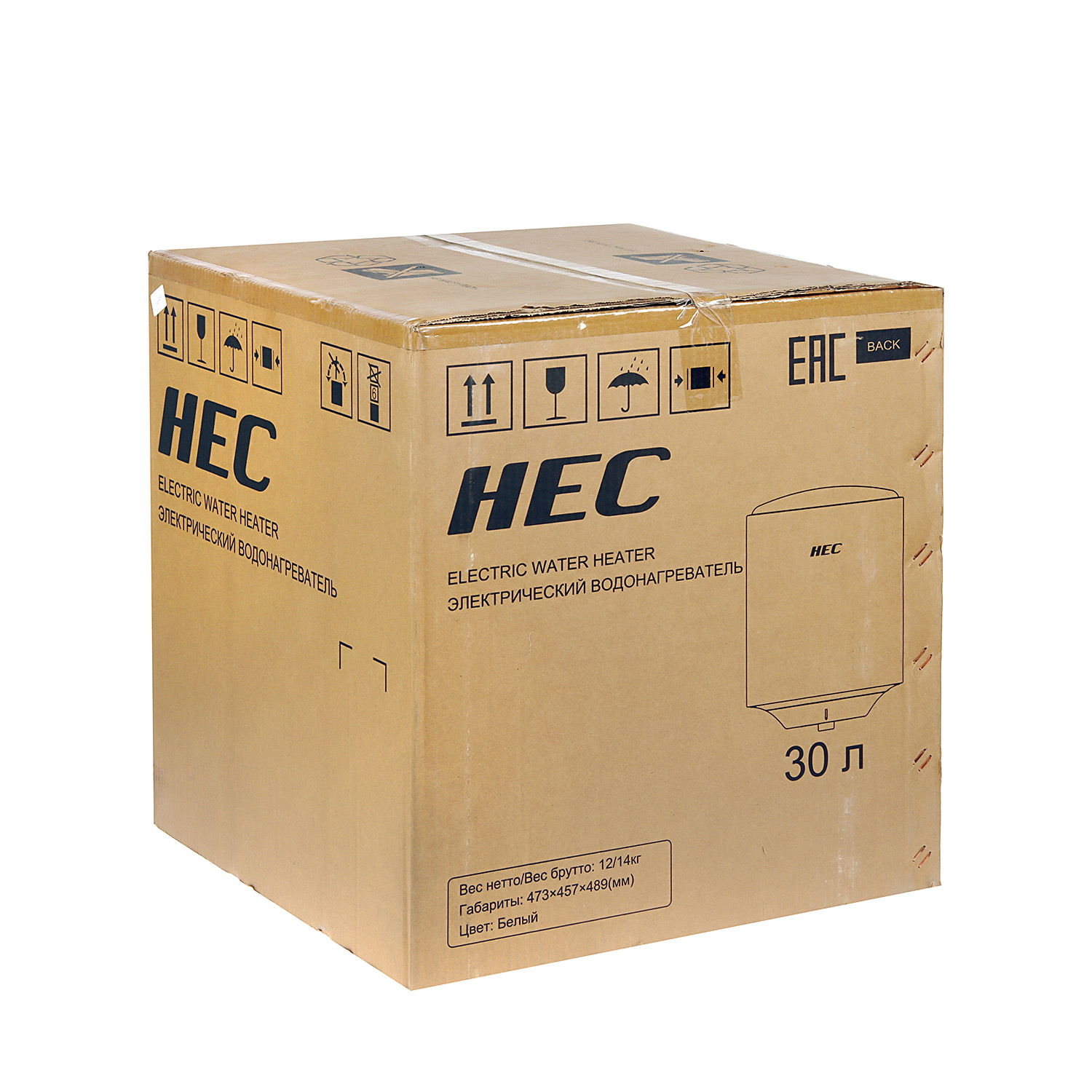Водонагреватель накопительный 30 л HEC HE1, 1.75 кВт, вертикальный Водонагреватель накопительный 30 л HEC HE1, 1.75 кВт, вертикальный