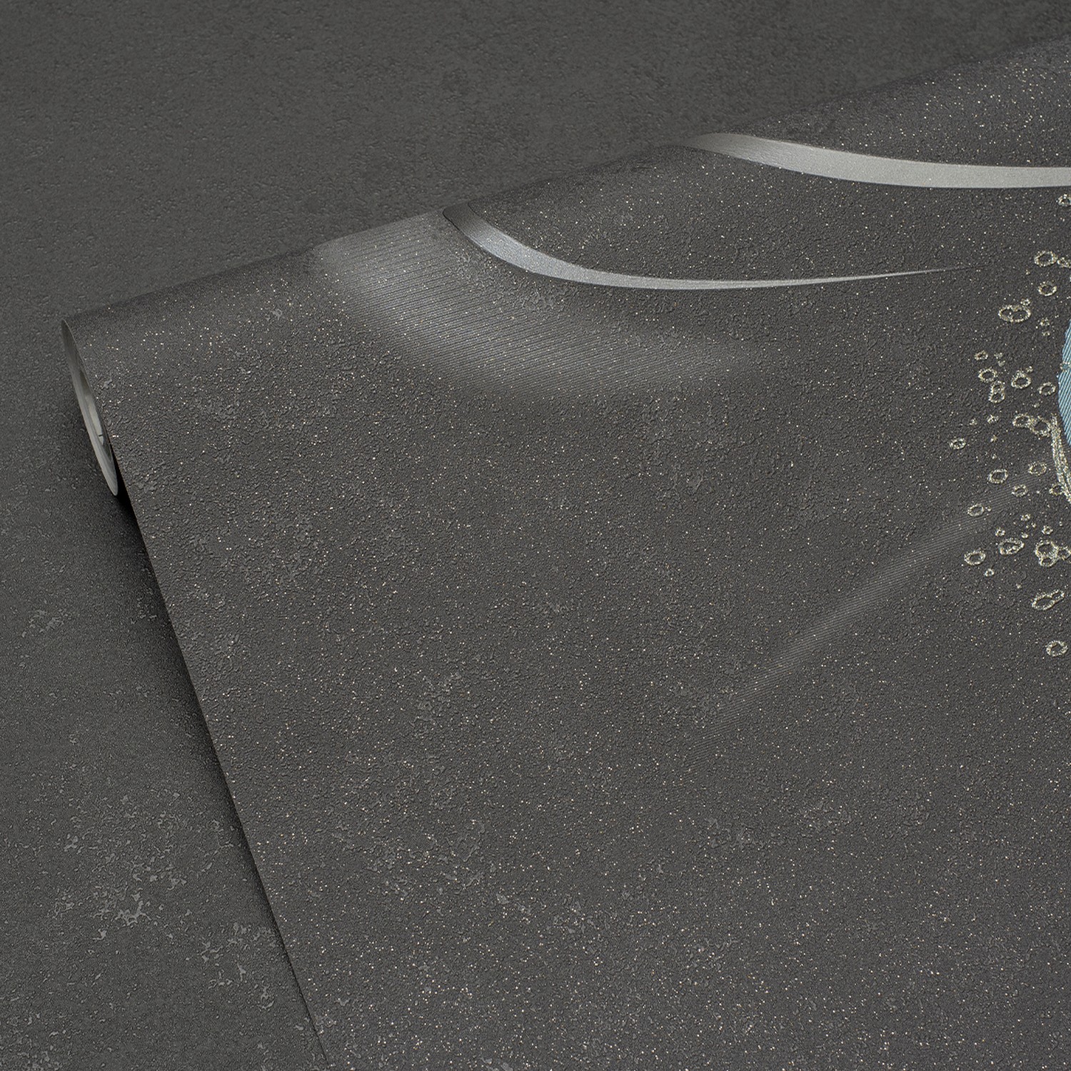 яяяОбои флиз Ateliero Tornado (графит) 589239 1.06*10м *6