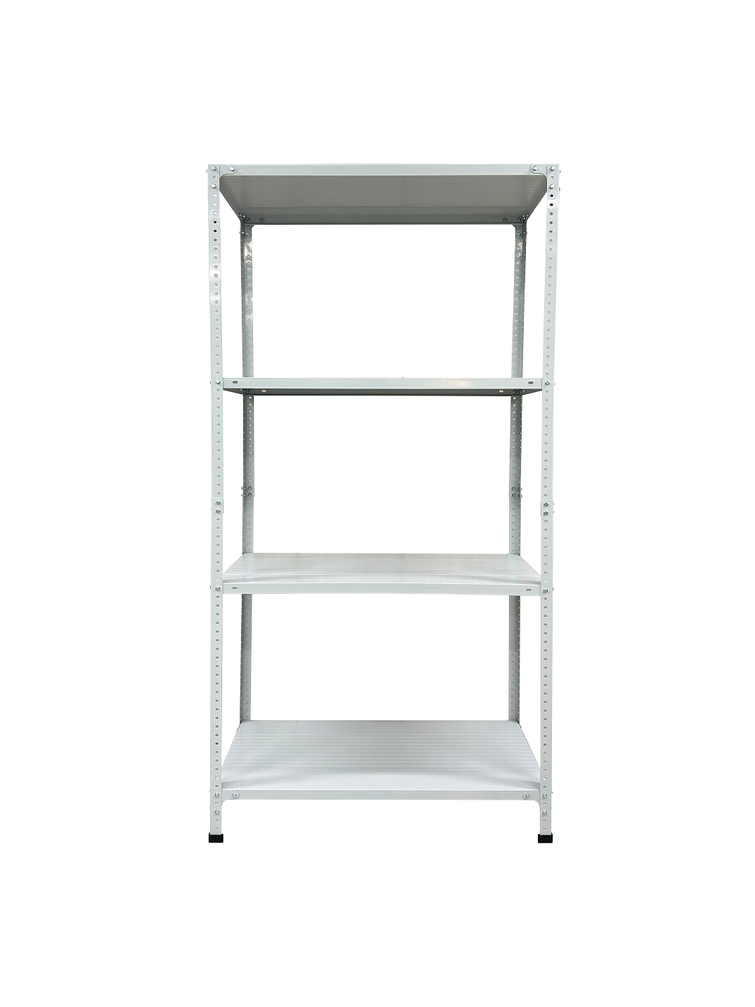 Стеллаж металл. "Steller" выс.1,95м, шир.1,0м, гл.0,5м, 4полки (мах нагр.на полку 100кг), Серый *1
