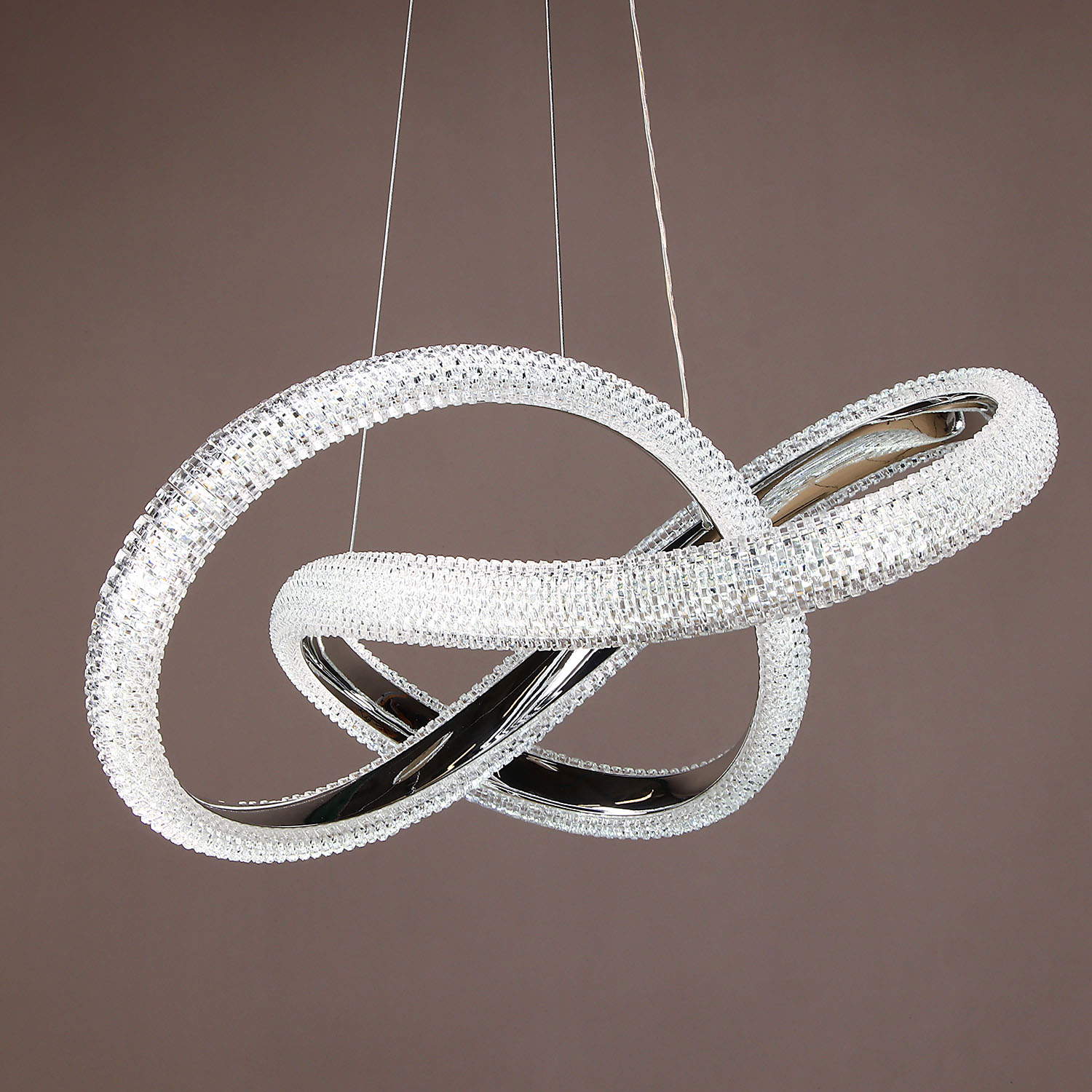 Люстра 9233/96W Chrome  450 мм 3 реж., пульт S=16м2  VERNER LIGHTING *1