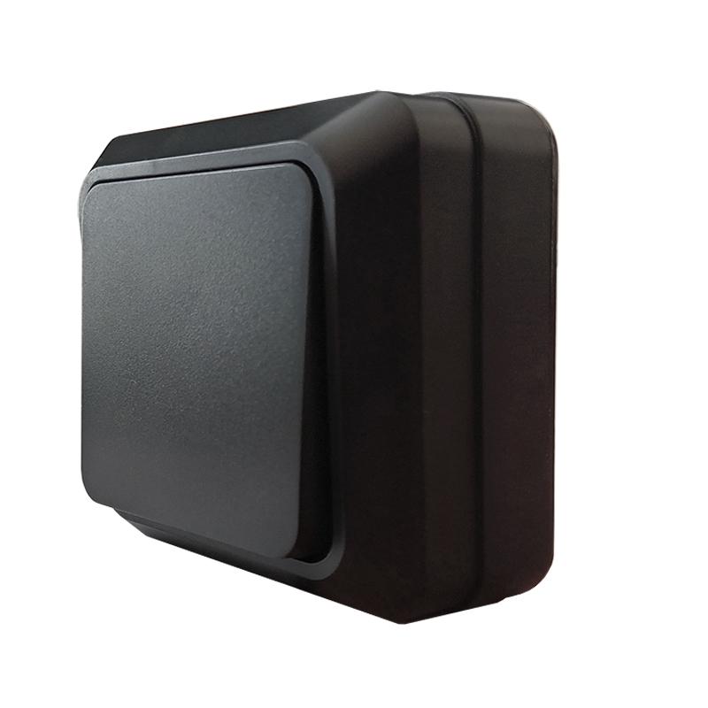 Выключатель "Олимп" ОП 1кл. черный 10А IP20 UNIVersal 2209 *10/200