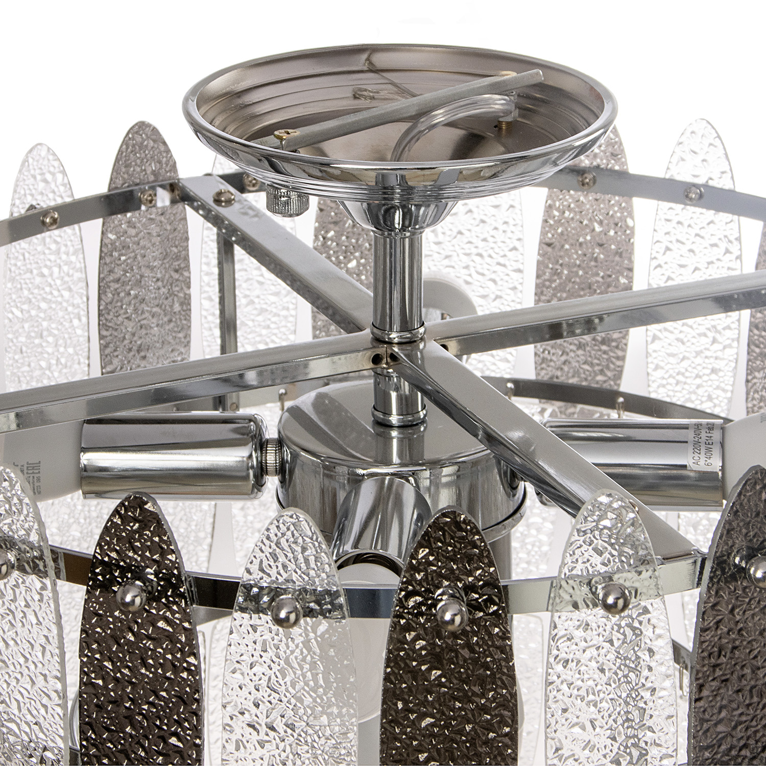 Люстра 09031-3.3-06 CR Е14 S=36м2 *1