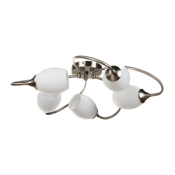 Светильник потолочный N6436/5 SL 5*40W E27 220V (d-600; h-160) S=20м2 VERNER LIGHTING *1