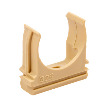 Крепеж-клипса d25мм для трубы "Эко" сосна (упак.10шт) TDM SQ0405-0053 *1/90