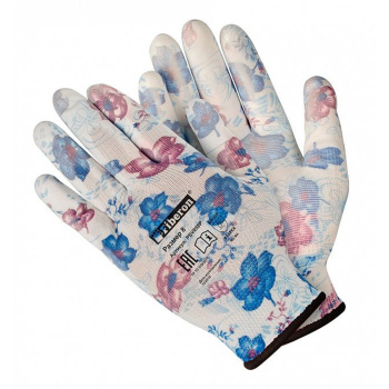 Перчатки Садовые полиэстер, полиуретановое покрытие, цвет-микс PR-PU054 "Fiberon"  *10/120 Перчатки Садовые полиэстер, полиуретановое покрытие, цвет-микс PR-PU054 "Fiberon"  *10/120