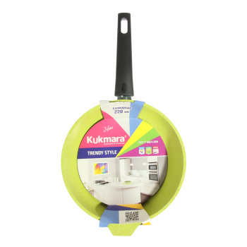 Сковорода алюм. а/приг.литая Kukmara "Trendy style" Lime d22см съемн.ручка 221tsl *1/5 Сковорода алюм. а/приг.литая Kukmara "Trendy style" Lime d22см съемн.ручка 221tsl *1/5