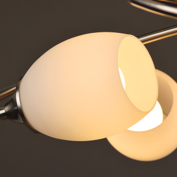 Светильник потолочный N6436/5 SL 5*40W E27 220V (d-600; h-160) S=20м2 VERNER LIGHTING *1