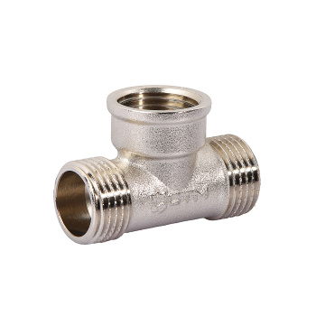 Тройник сантехнический 1/2"(Ø15) П/М/П CTM CRTMFM12 (аналог ДЛ211) *10/80 Тройник сантехнический 1/2"(Ø15) П/М/П CTM CRTMFM12 (аналог ДЛ211) *10/80