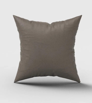 Подушка декоративная 40*40см Канвас трюфель Легранд *5