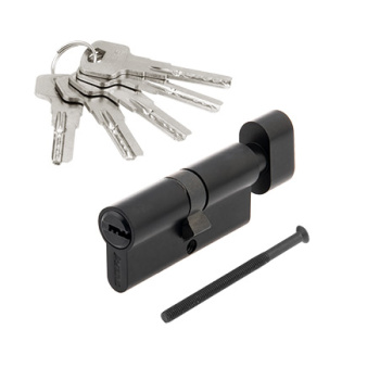 Механизм врезной 70(35/35)-С черный ключ/вертушка ZM Avers *1/10/100