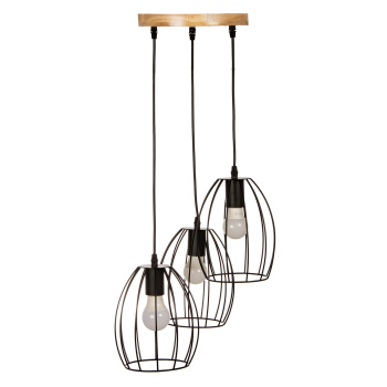 Люстра IL1011-3P-05 BK  40Вт Е27 S=18м2  *1