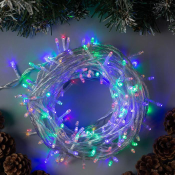 Гирлянда «Нить» Luazon Lighting, 20 м, 8 режимов, мульти, 200 LED, IP20, 220 В Гирлянда «Нить» Luazon Lighting, 20 м, 8 режимов, мульти, 200 LED, IP20, 220 В