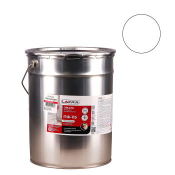 Эмаль ПФ-115 белая 20 кг Лакра *1/33 Эмаль ПФ-115 белая 20 кг Лакра *1/33