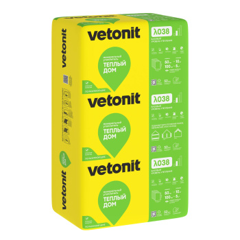 Утеплитель Vetonit Теплый дом Плита, 50 мм, 14 плит, 10 м²