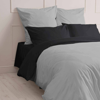 Постельное белье 1,5сп поплин Мастерская снов 19700 платина, наволочки 70*70см - 2шт *1/9