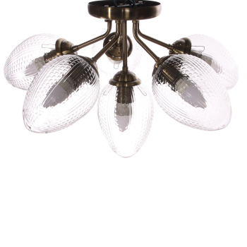 Люстра N5121/6 АВ Е27 6*40Вт ( h=325; d=560) VERNER LIGHTING *1