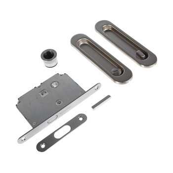 Ручка с замком для раздв. дверей  01BK SN 1/5/50