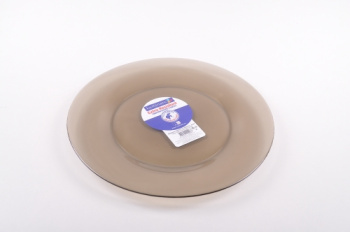 Тарелка стекло Luminarc "Ambiante Eclipse" мелк. d25см Прозрачно-коричневый L5086  *6/36