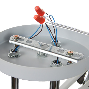 Светильник потолочный N6587/3 WT+CR  3*40W E27 220V (d-500; h-250) S=12м2 VERNER LIGHTING *1