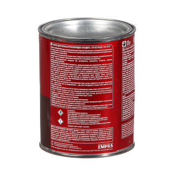 Эмаль алкидно-уретановая 0.9 кг для пола Расцвет, красно-коричневая, быстросохнущая