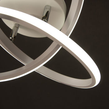 Светильник потолочный светодиодный CL-1076 White 240 мм 52W 3 реж,б/пул S=6м2 VERNER LIGHTING*1/10