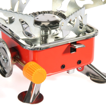 Плита газовая портативная, к баллону, с цанговым захватом 12х12х10см ЧИНГИСХАН Плита газовая портативная, к баллону, с цанговым захватом 12х12х10см ЧИНГИСХАН